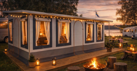 Förtält 11 eurotents embla 5+ på camping